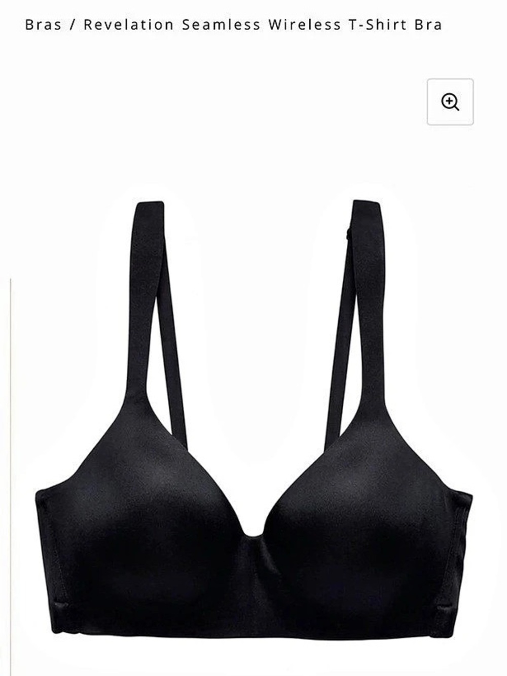 Natori Revelation Seamless Wireless T-Shirt Bra Black